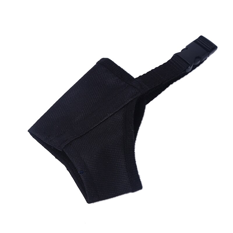 Bozal antiladridos para perros pequeños y grandes, bozales ajustables para mascotas, correas de nailon, accesorios para perros: black 12cm