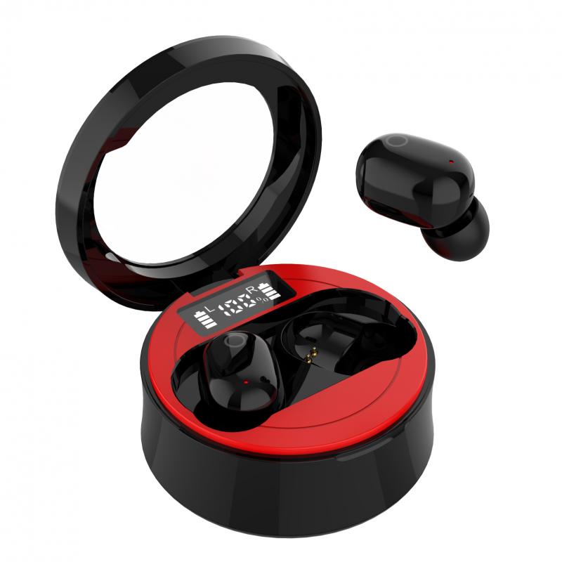 Oordopjes Tws Headsets SMS-T10 Touch Control Draadloze Bluetooth Koptelefoon Touch Digitale Display Bluetooth Headset: 04