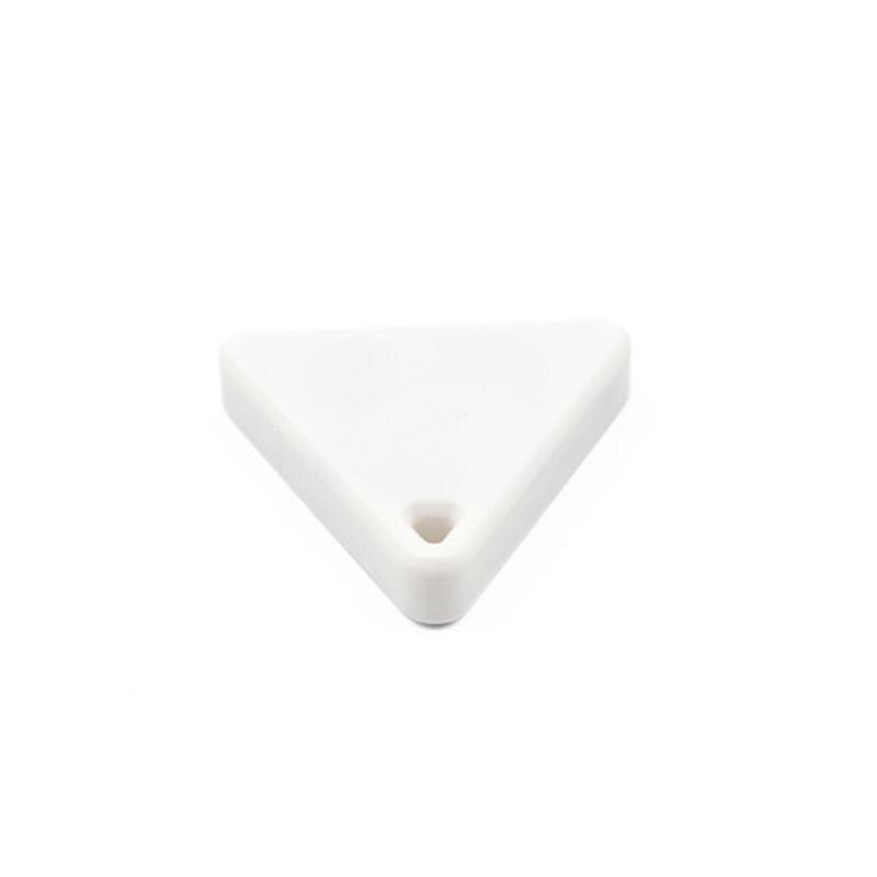 Husdjur barn plånbok nyckel gps locator alarm smart mini tag tracker (svart): Vit