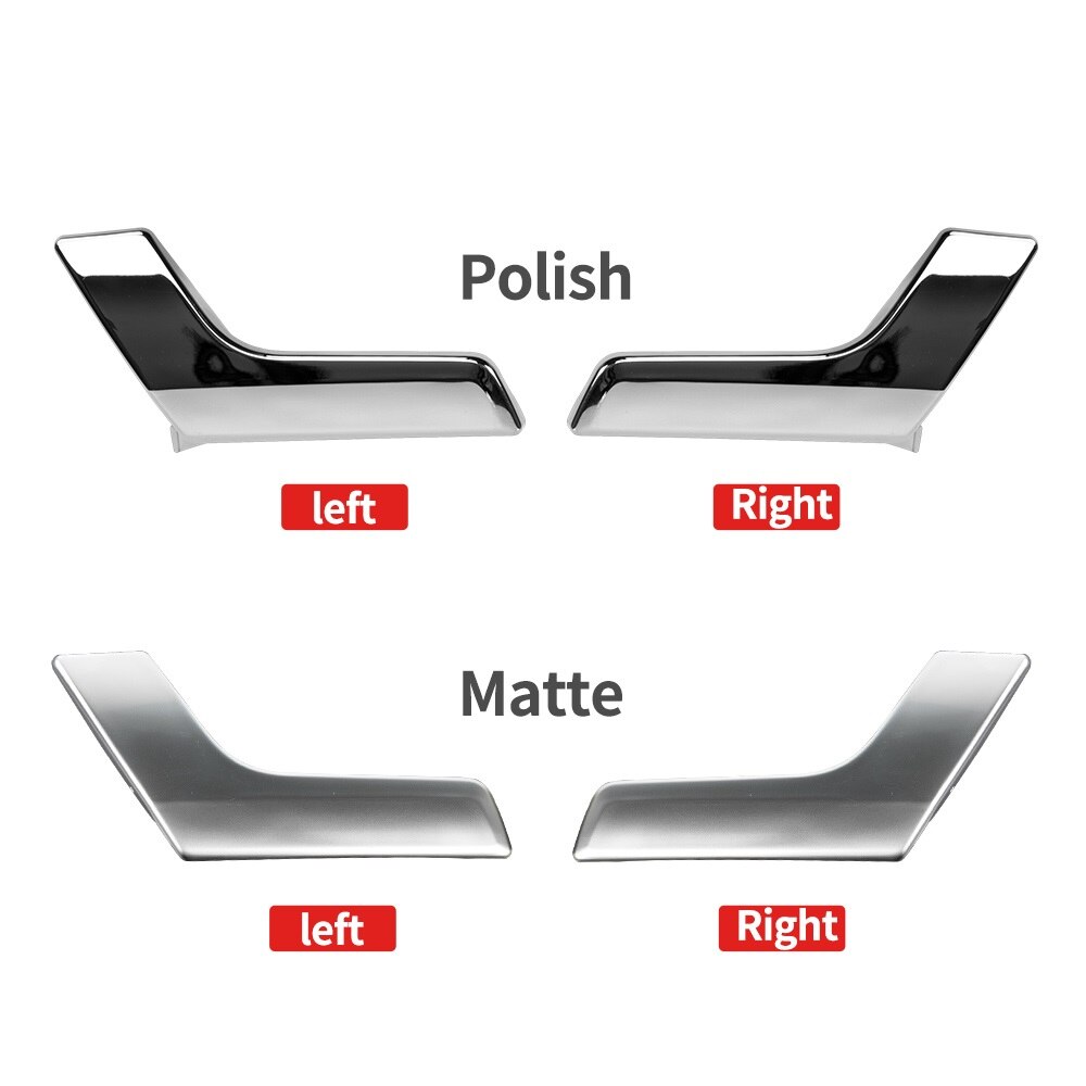 Manija cromada para puerta Interior izquierda y derecha mejorada, para Mercedes Benz W204 Clase C GLK300 C180 C200 C300
