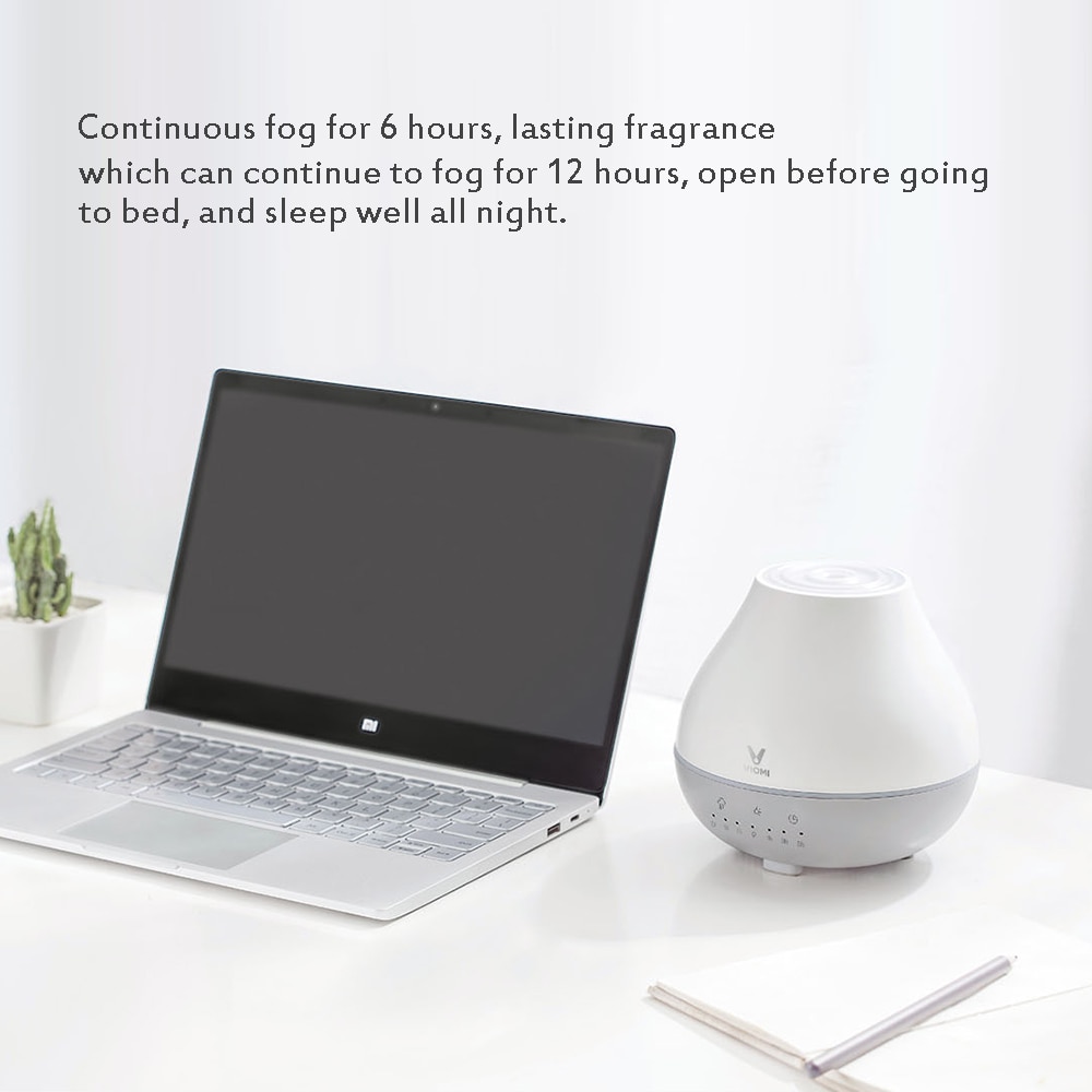 Xiaomi Mijia VIOMI Aromatherapy Diffuser Ultrasonic Humidifier Led Light Air Purifier oil diffuser