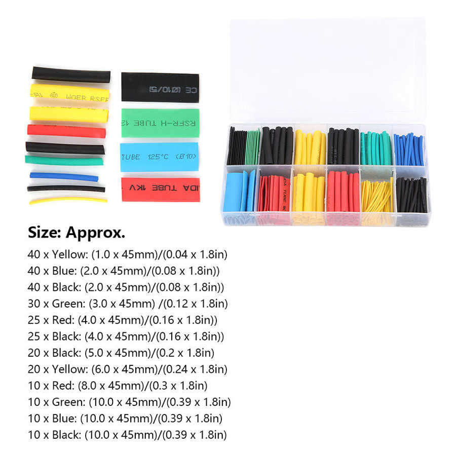 High Heat Shrink Tube Electrical Crimp Terminal for Electrical Maintenance Auto Repair Electricians Electrical