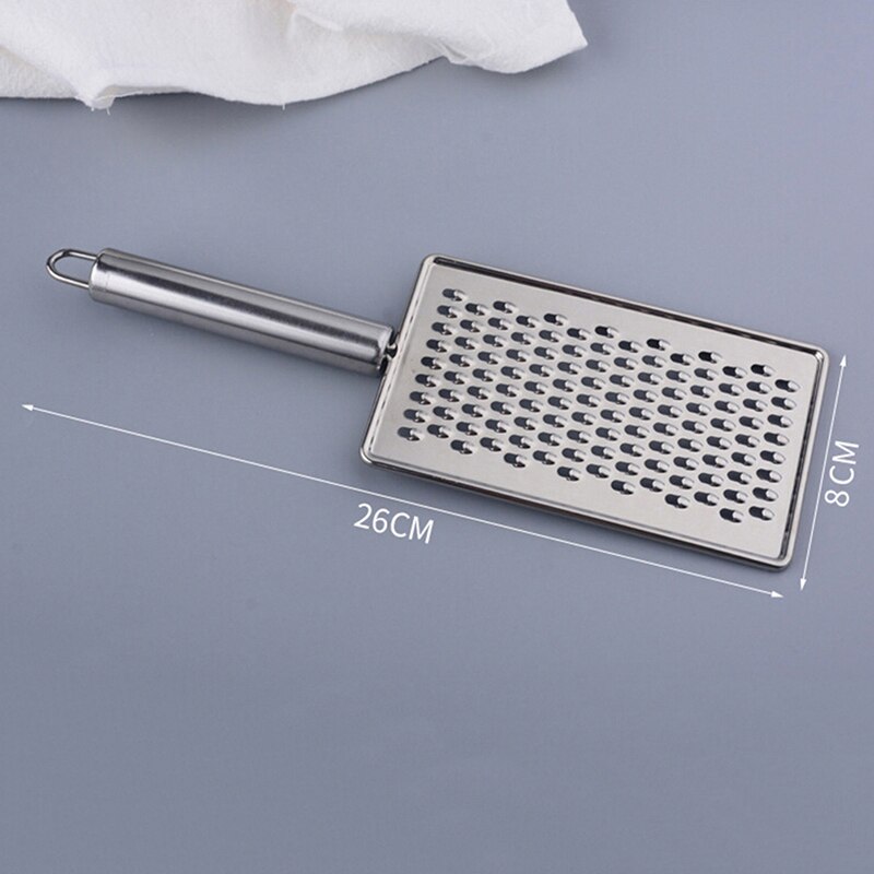 1Pcs 5 Sizes Cheese Grater Multi-purpose Stainless Steel Sharp Stainless Steel Vegetable And Fruit Cheese Planer Kitchen Tool: C