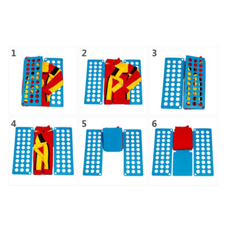 Detaljer om populær t-shirt tøjmappe magisk hurtig tøjvask arrangør folde bord
