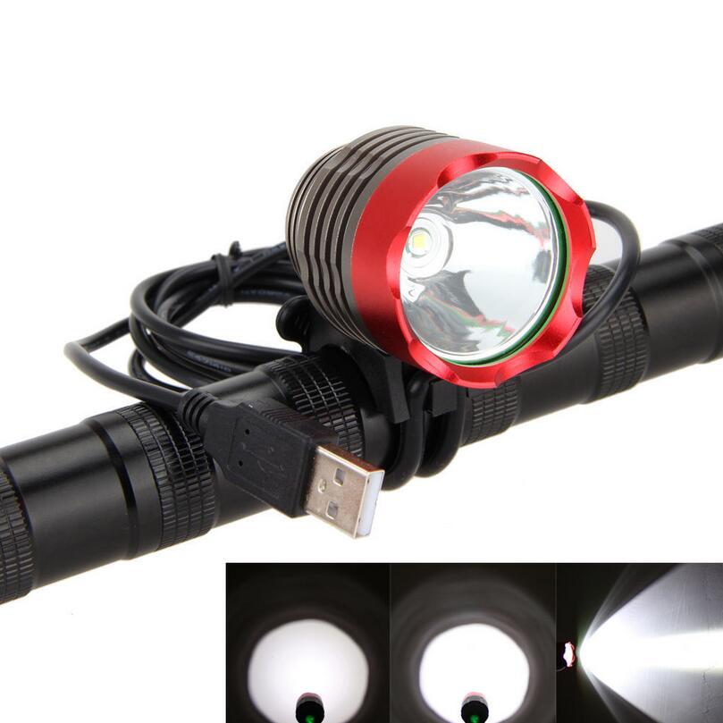 3000lm cree xm-l  t6 led usb cykelljus cykling pannlampa vattenpoof mtb cykel frontlampa camping vandring pannlampa cykel ljus
