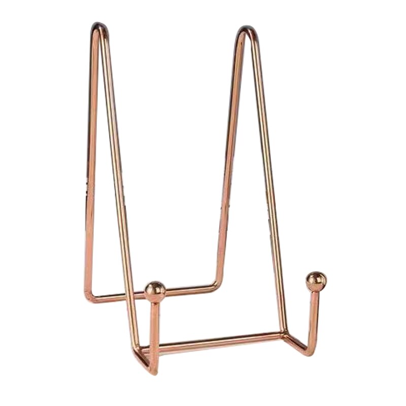 1Pcs Geometric Desktop Placement Stand Mobile Phone Book Newspaper Collection Storage Rack Magazine Display Holder: D-6 inches