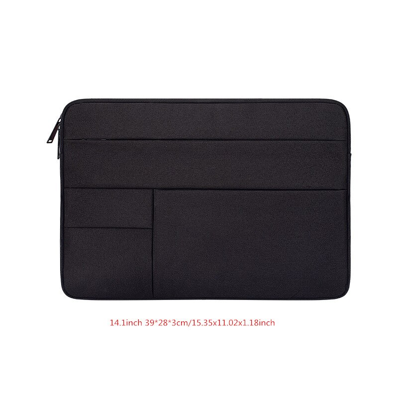 Teczka biurowa torby na laptopa torba podróżna Business Tote odporna na wstrząsy wodoodporna męska damska torba na telefon komórkowy pokrowiec: Black M
