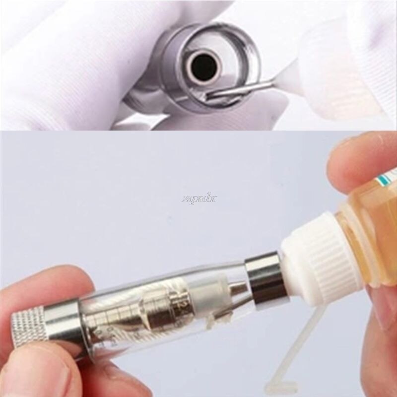 5 X50 ml Empty Plastic Squeeze Liquid Dropper Bottle With Metal Needle