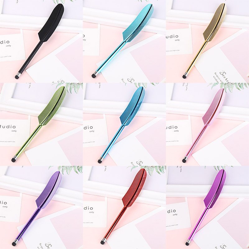 feather capacitor pen tablet phone stylus condenser stylus for iPhone6s 7 8 Xs max