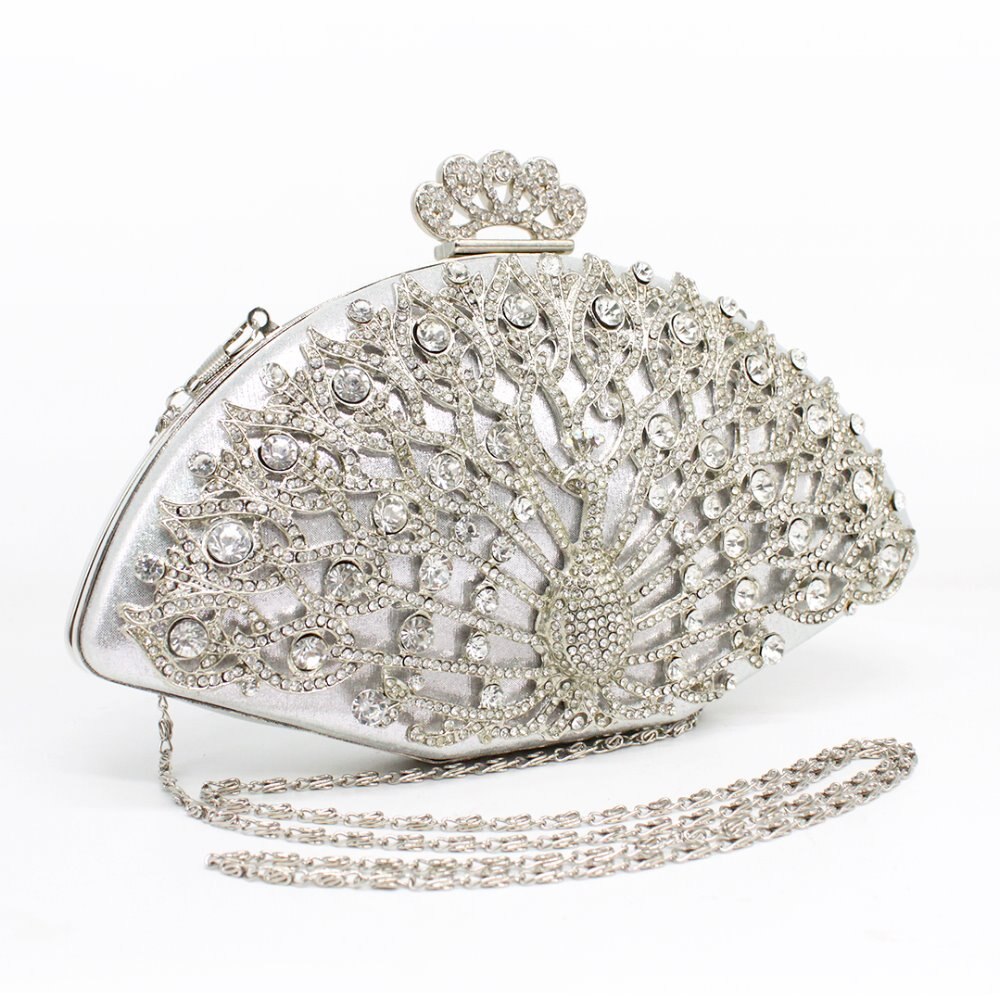 Luxe Vrouwen Avond Tassen Diamond Crystal Vrouwen Party Clutch Bag Mode Bruids Zak Handtas Bolsos