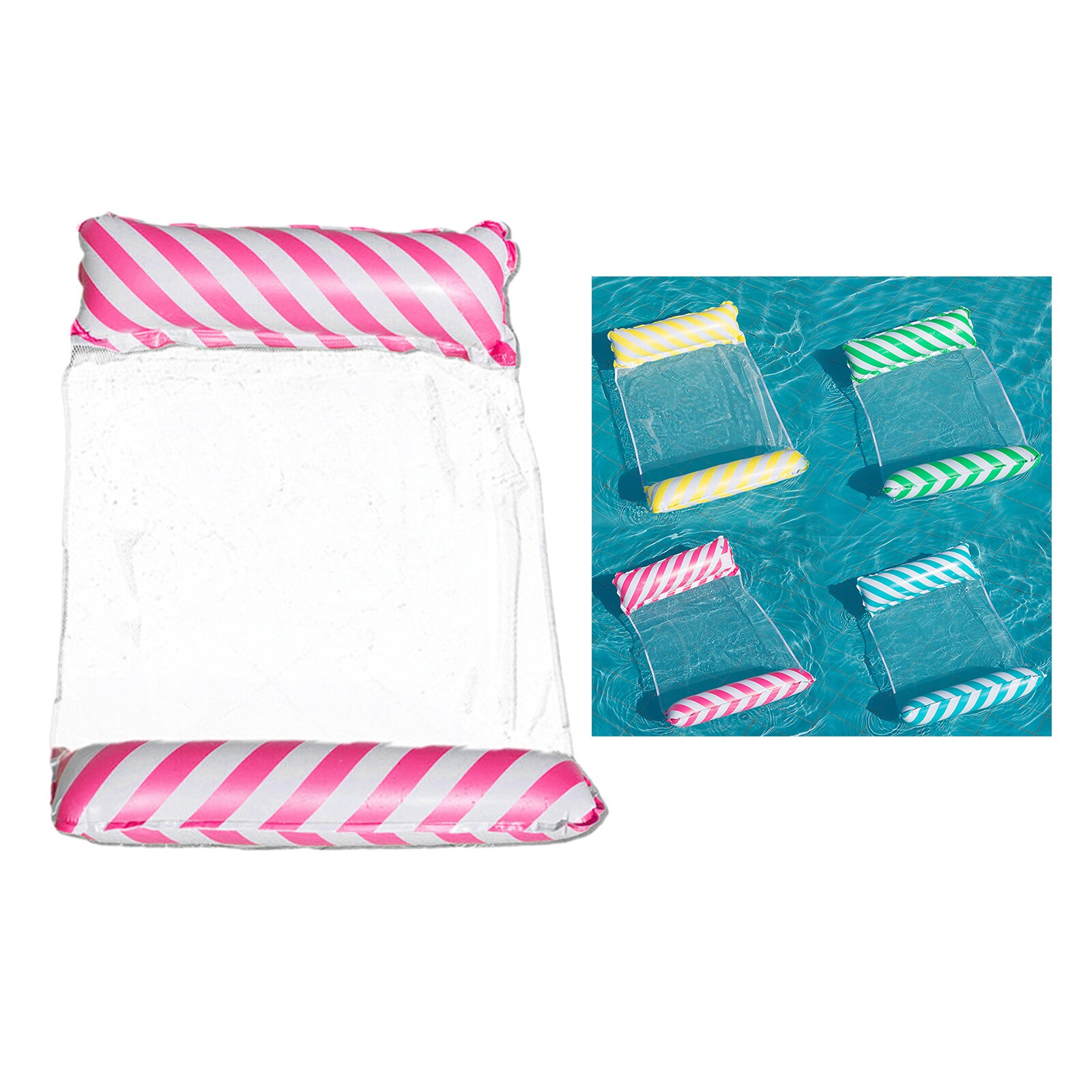 Water Hammock Swimming Pool Floating Chair Sleeping Float Lounge Cushion