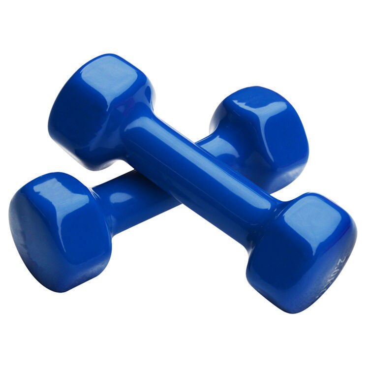 Casa fitness multi-cor hexagonal multi-peso 0.5kg pequeno dumbbellcomfortable lazer fitness series: Azul