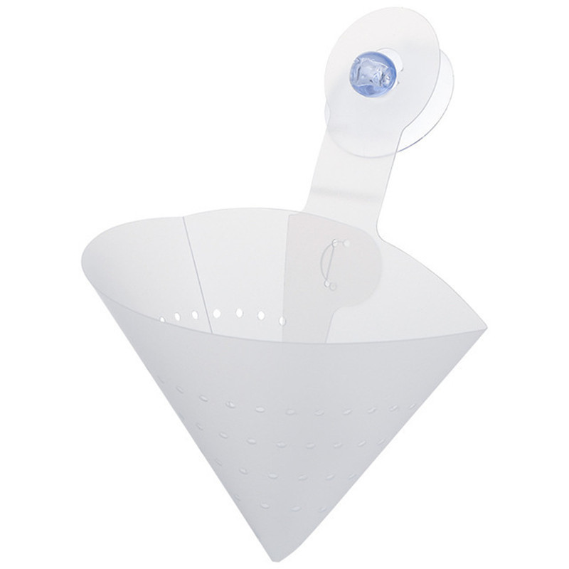 Filet filtrant repliable avec ventouse, 1 pièce, pour cuisine, résidus de soupe, entonnoir de vidange, filtre anti-blocage des ordures de piscine, nouveauté: Default Title