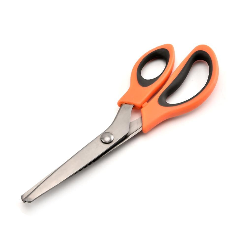 Stainless Steel Pinking Shear Tailor Sew Dress Making Scissors Tool