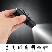 Q5 LED Zoomable Zaklamp 4 Modi Waterdichte Handheld Zaklampen Magnetische Zaklamp Pocket Clip Penlight Werk Licht voor Noodgevallen