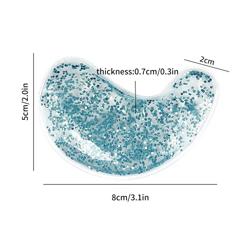 Gel Eye Bag Patch Reusable Gel Eye Ice Pack Cold Eye Patches Reusable Gel Eye Cooler Heater Patches Relieves Puffiness