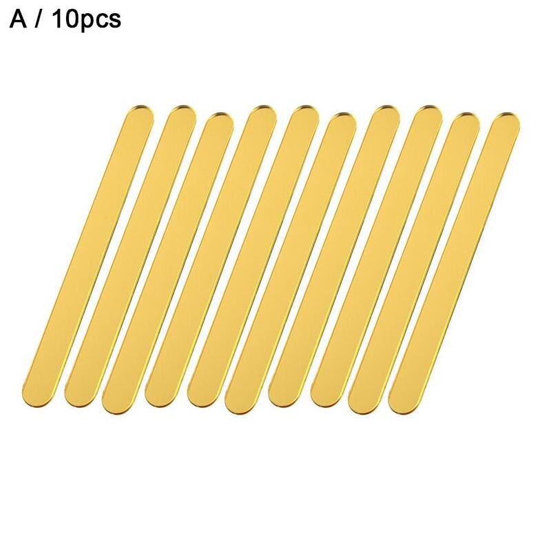 10 pieces of acrylic ice cream sticks ice cube sticks sticks children material kids crafts shower DIY puzzle baby han B7V4: A