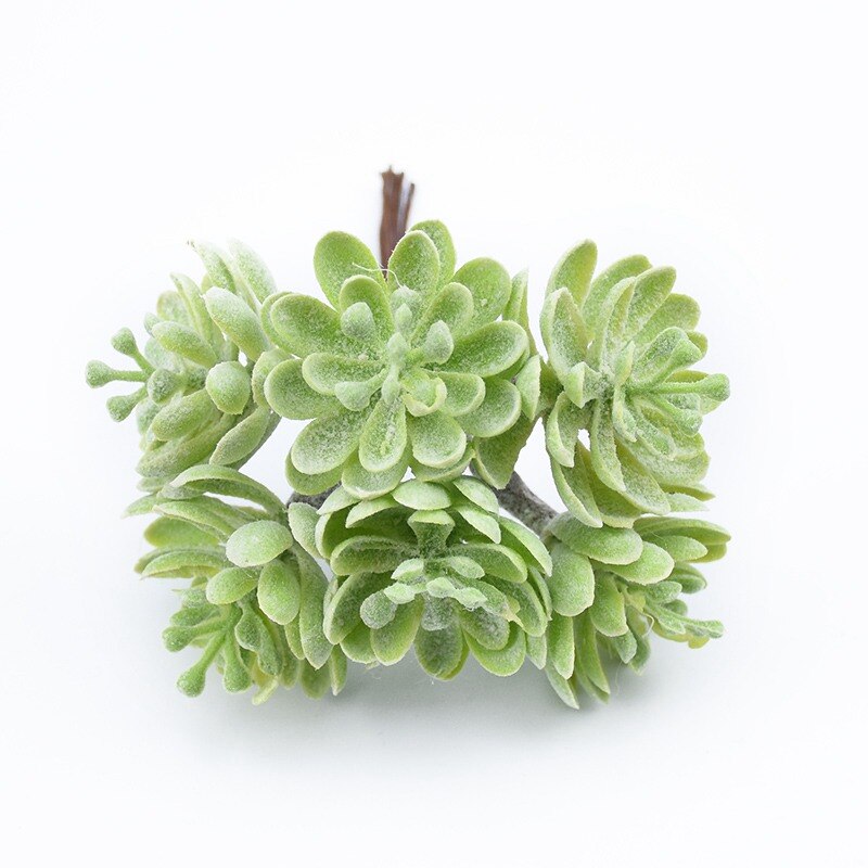 6 stk kunstige planter plastblomst til fest jul hjemmedekorasjon tilbehør scrapbooking gjør-det-selv-godteriboks: 3