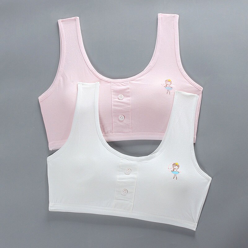 Bras for Teen Girls Training Bras 9 14 Years Kids Soft Underwear Girls Breathable Children Cotton Sports Bras