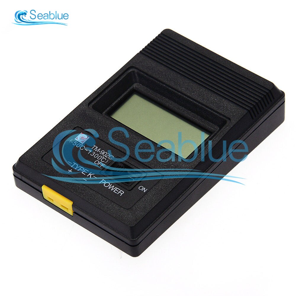 TM-902C LCD Temperature Meter TM902C Digital K Type Thermometer Sensor+Thermocouple Probe Detector (-50C to 1300C)