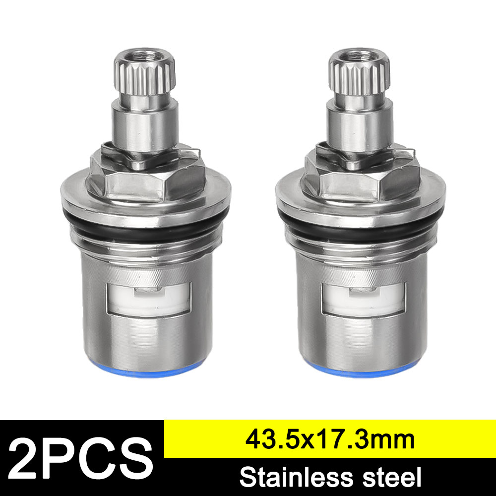 1/4 stks Kraan Cartridges Vervanging Rvs Kraan Kleppen Huishoudelijke Enkele Hoekstopkraan Keuken Badkamer Kraan Accessoires: Paars