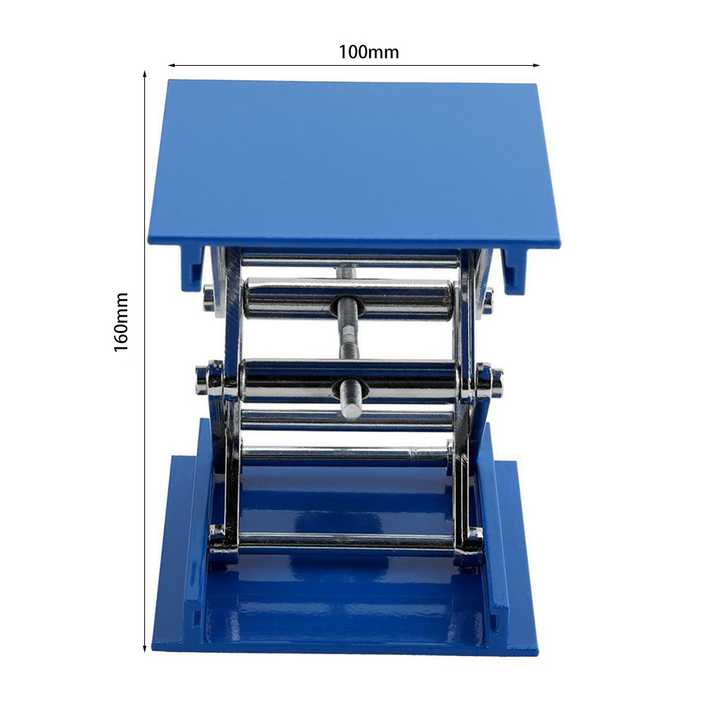 Lift Table Lab Plate Jack Scissor Stand Platform Router Workbench Table Woodworking Lift Laboratory Carpentry Tools Lifting: Default Title