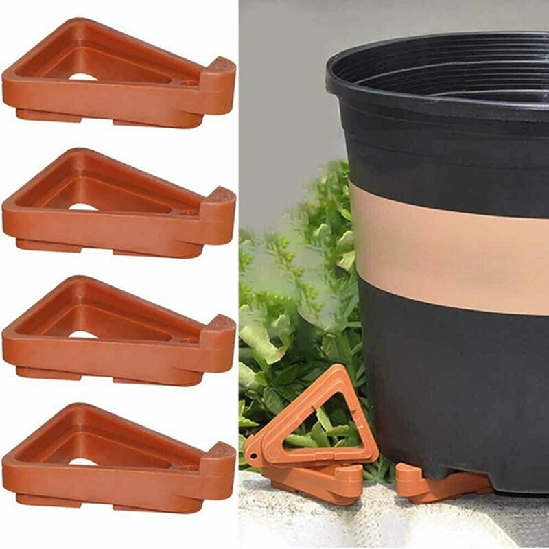 24 Stuks/set Van Onzichtbare Low-Key Bloempot Voeten Tuin Planten Bloempot Voeten Outdoor Verticale