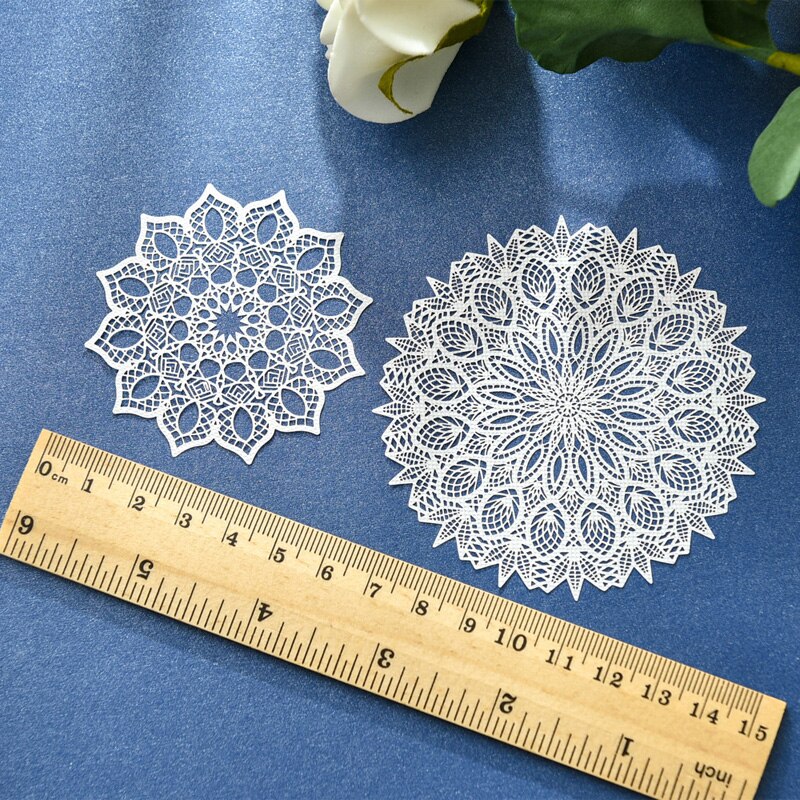 ZFPARTY White Lace Paper Doilies/Placemats for Wed... Grandado