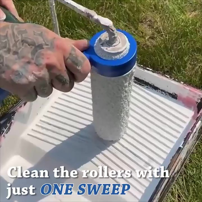 Roller saver cleaner super easy clean verktyg målarrulle spinner borste rengöringsmedel för rengöring hylsa