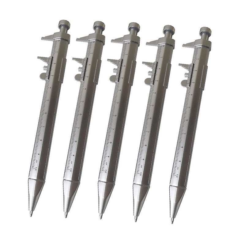 Roller Ball Pen Ball-Point Vernier Caliper 0.7mm Writing School Novelty Tool Office Marker Students Children