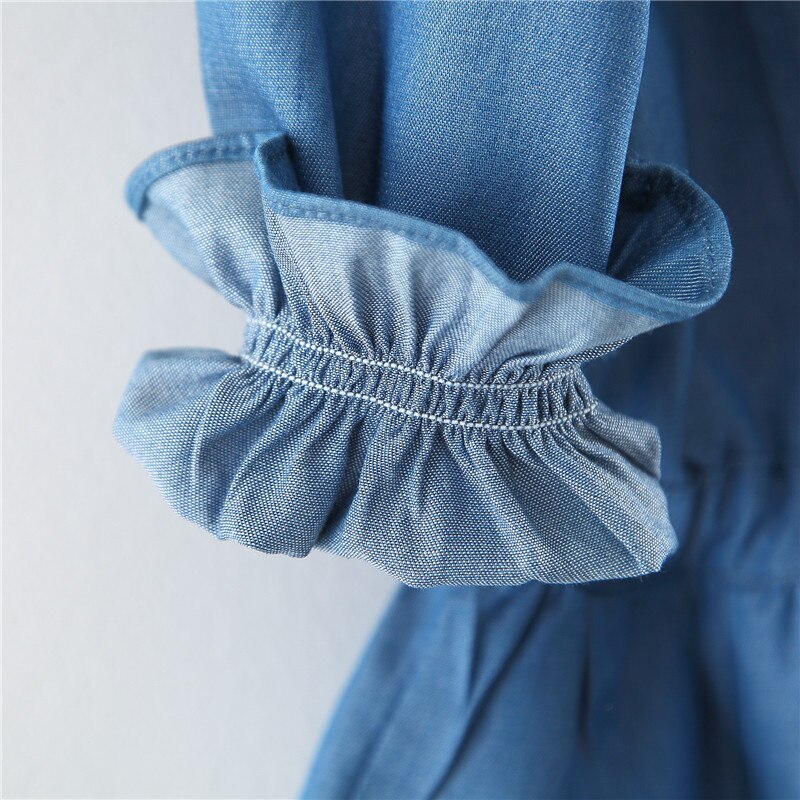 Veste en denim printemps/automne pour filles | manteau de chat doux poche, haut à manches longues pour enfants de 0-3 ans, veste d'automne à double poche