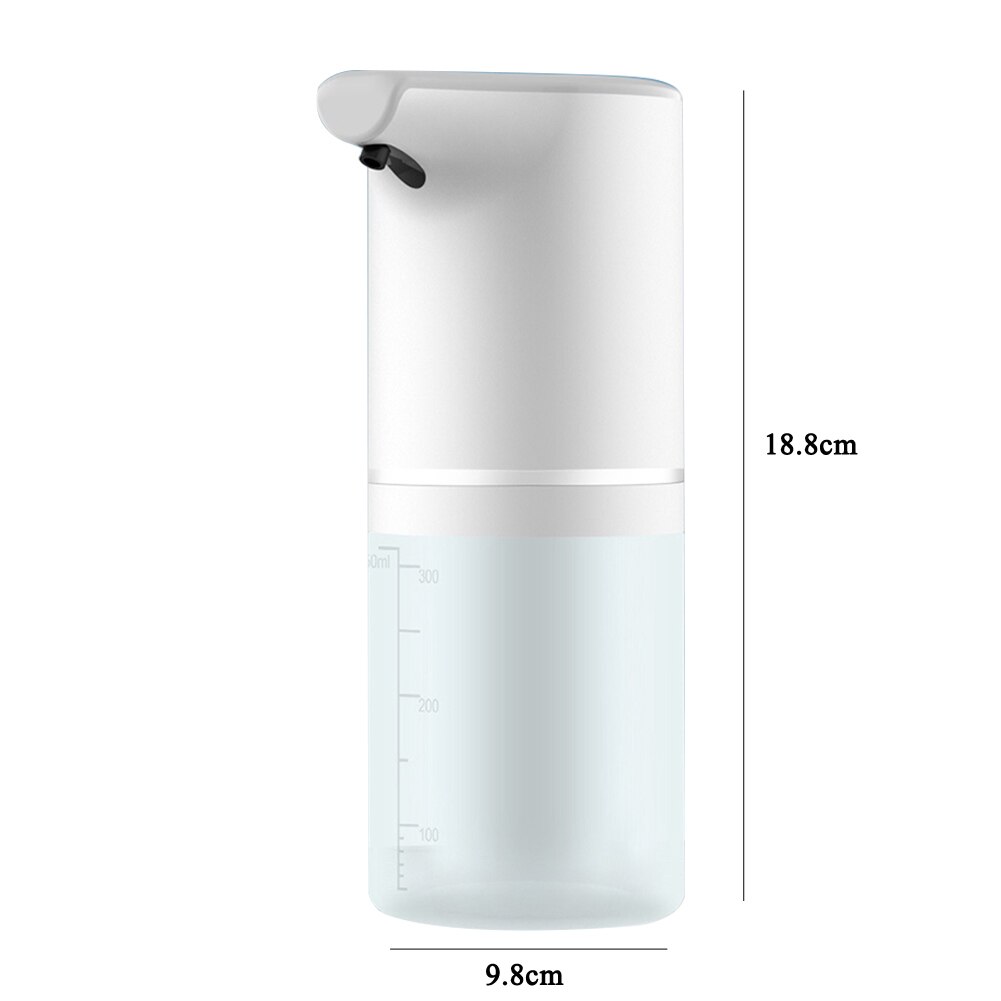 700ml Household Touch Free Touchless Wall Mounted Alcohol Auto Sensor Electric Automatic Hand Sanitizer Liquid Soap Dispenser: C white