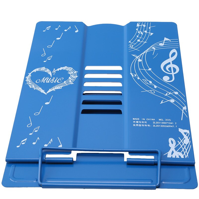 Portable Folding Tabletop Music Rack Adjustable Book Piano Music Score Reading Sheet Stand Holder Support Bookstand