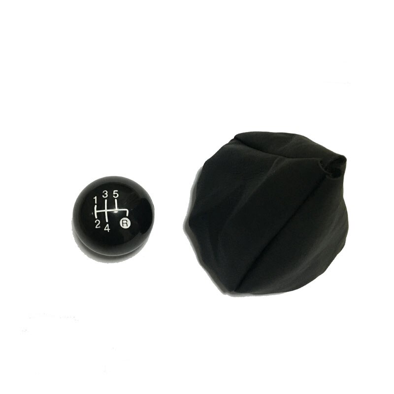 5 versnellingen auto pookknop 6 pook leer hoes voor fiat 500 auto styling accessoires: Knop en leer