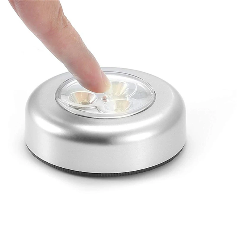 Underskabs-led-lys natlampe trådløs væglampe med touch-afbryder sengelampe batteridrevet led-natlampe for soveværelset