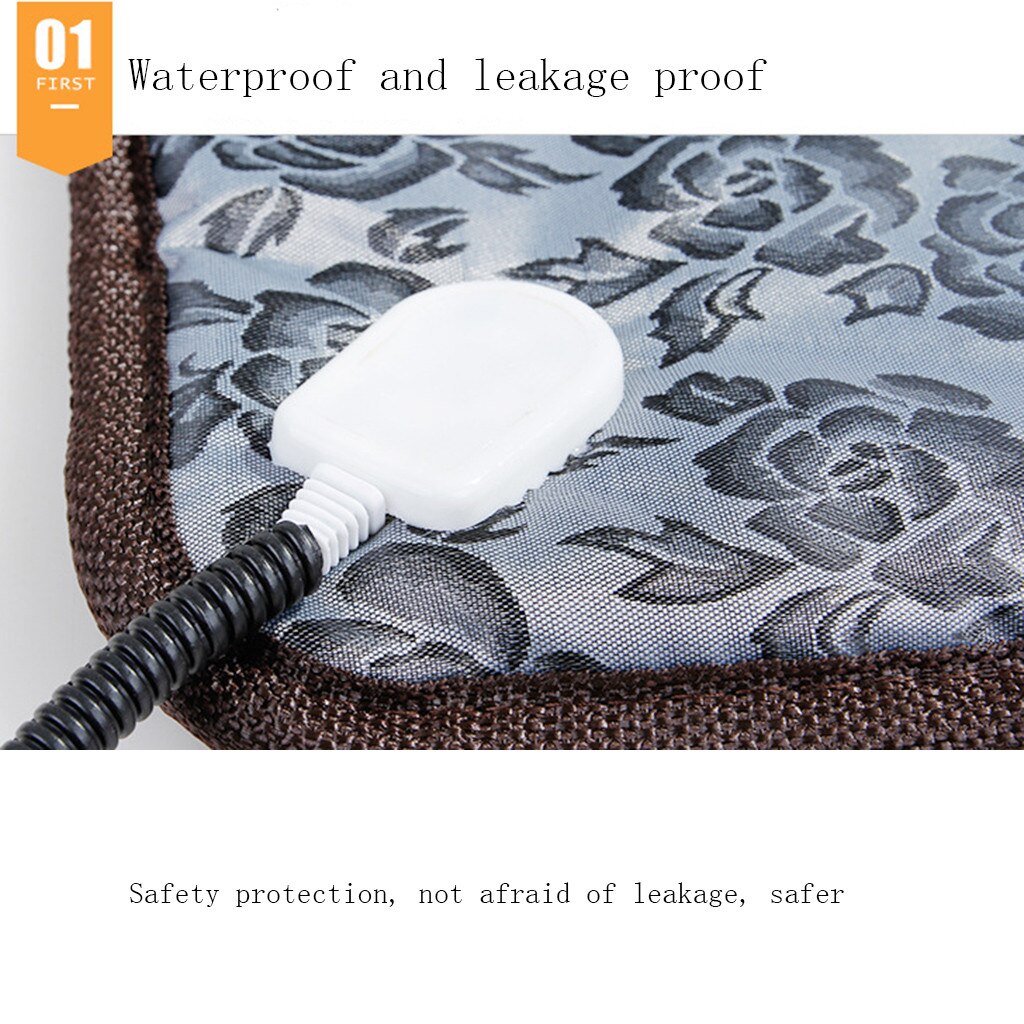 Pet Dog Cat Winter Warm Electric Heated Pad For Animals Pet Waterproof Plush Bed Mat Heater Carpet Puppy Heating Cushion #T2G