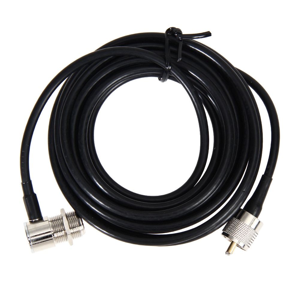 16ft Antenna Extension Cable Car Mobile Radio Antenna Feeder Cable SMA-Male Connector Coaxial Cable PL-259 SO-239