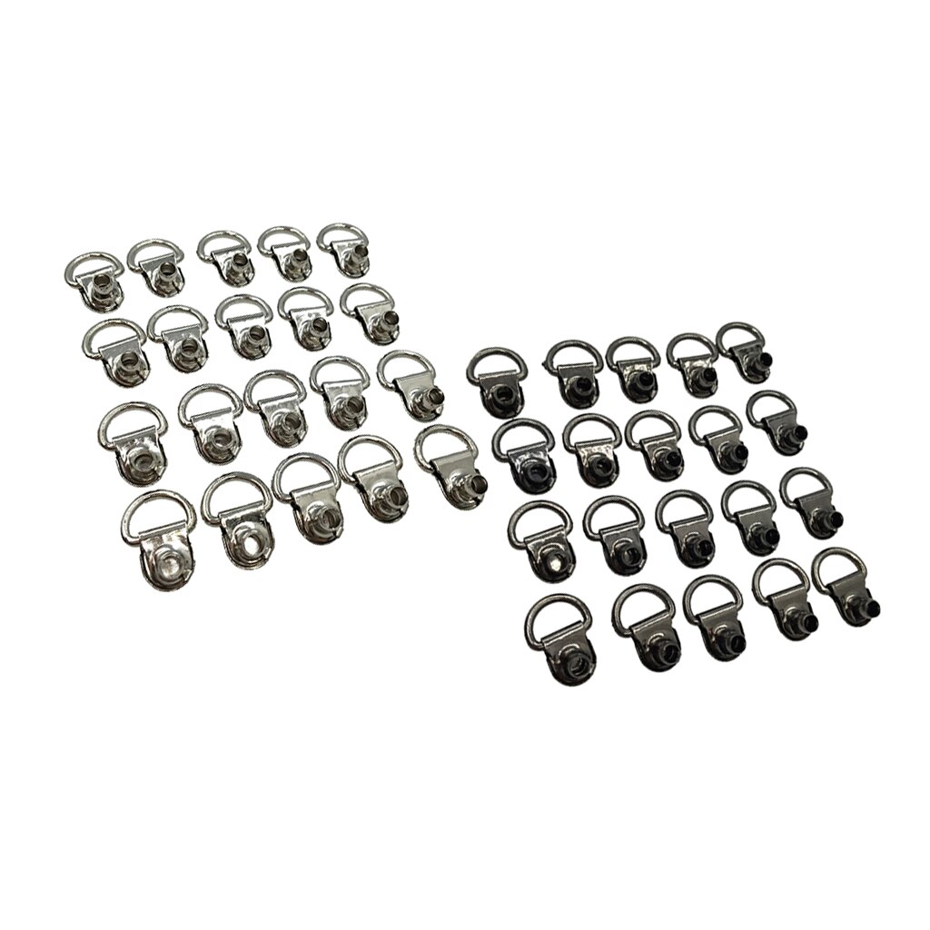 20Pcs Boot Lace Haken Voor Camp Hike Klimmen Reparatie Lederen Schoenen