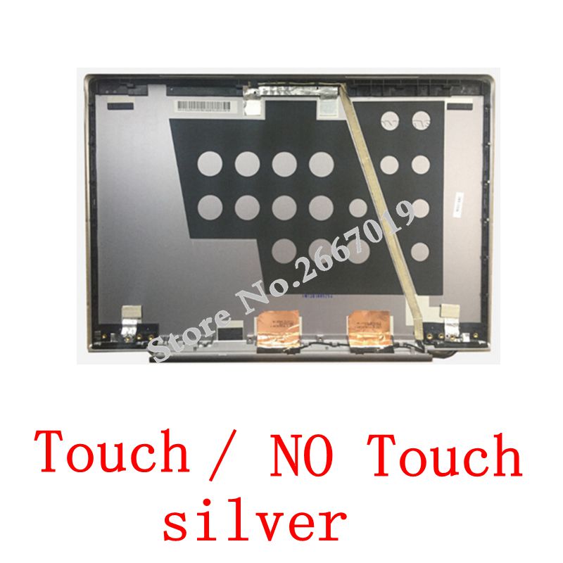 Laptop LCD Top Cover/LCD bezel back cover For Lenovo U330 U330T 3CLZ5LCLV30 silver Back Cover with Touch /NO Touch