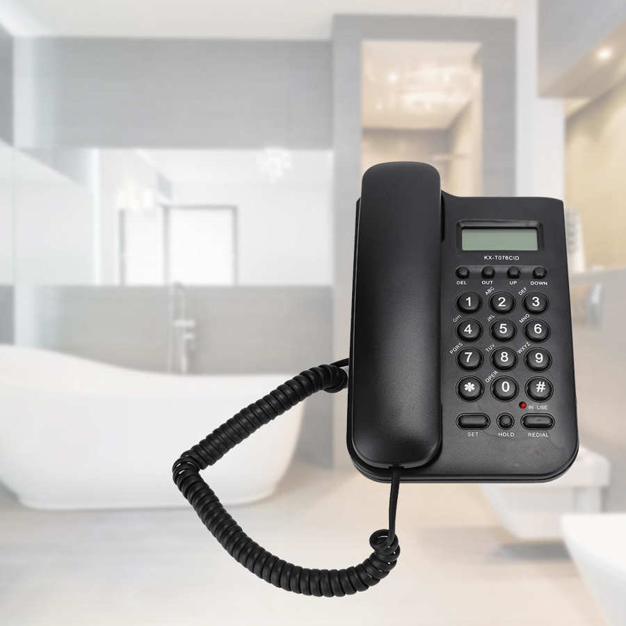 Antieke KX-T076 Bedrade Engels Vaste Home Kantoor Telefoon (Uk Telefoonlijn Met Willekeurige Kleur) Telefon Thuis Telefoon