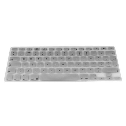 Voor Apple Macbook Air Pro Retina 13 "15" 17 "Europese Toetsenbord Eu/Uk engels Siliconen Keyboard Skin Cover Shield: EU Silver