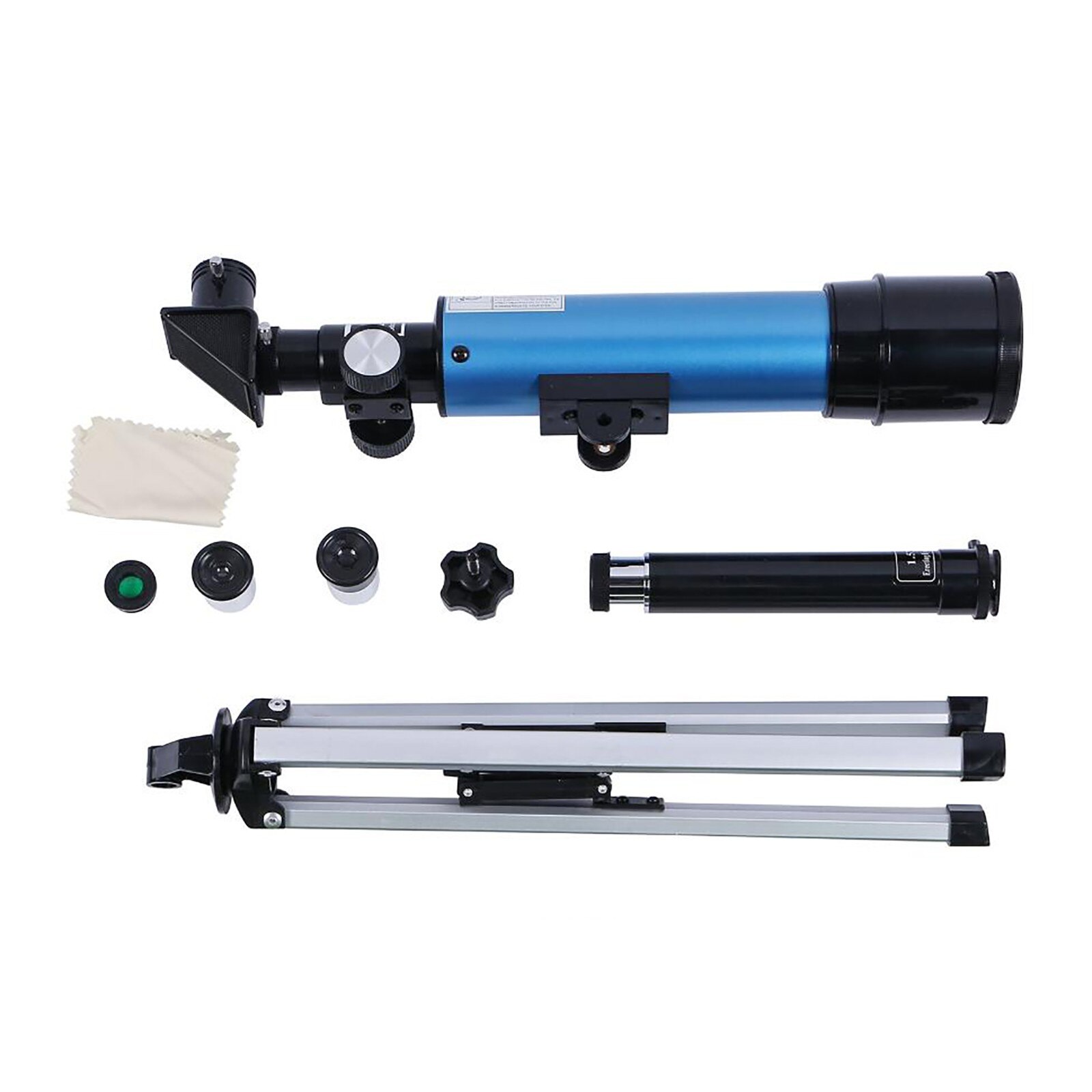 Kids Telescope 90X Magnification Includes Two Eyepieces Tabletop Tripod Finder Telescope with Tripod Student Space Observation P