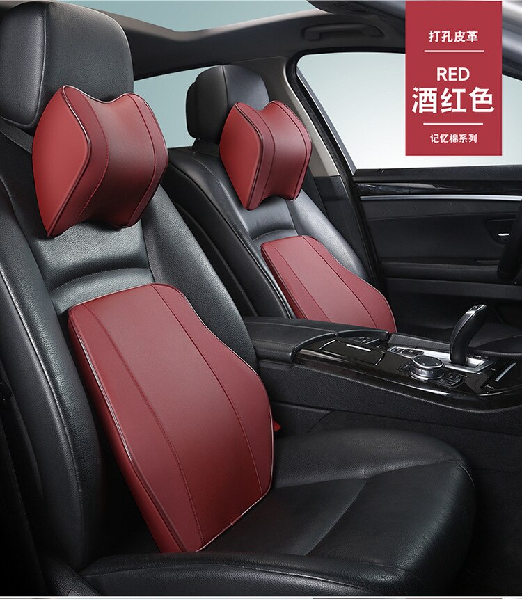 Appui-tête de voiture siège de voiture coussin arrière oreiller voiture cou oreiller coton cou oreiller voiture oreiller taille par mémoire