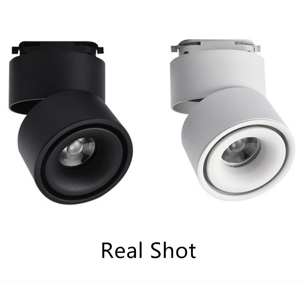 LED-Schienenleuchte, 15 W, 12 W, 10 W, AC 220 V, Spotlicht, Deckenmontage, Schienenmontage, Strahler, Schlafzimmer, Bekleidungsgeschäft, Flurbeleuchtung
