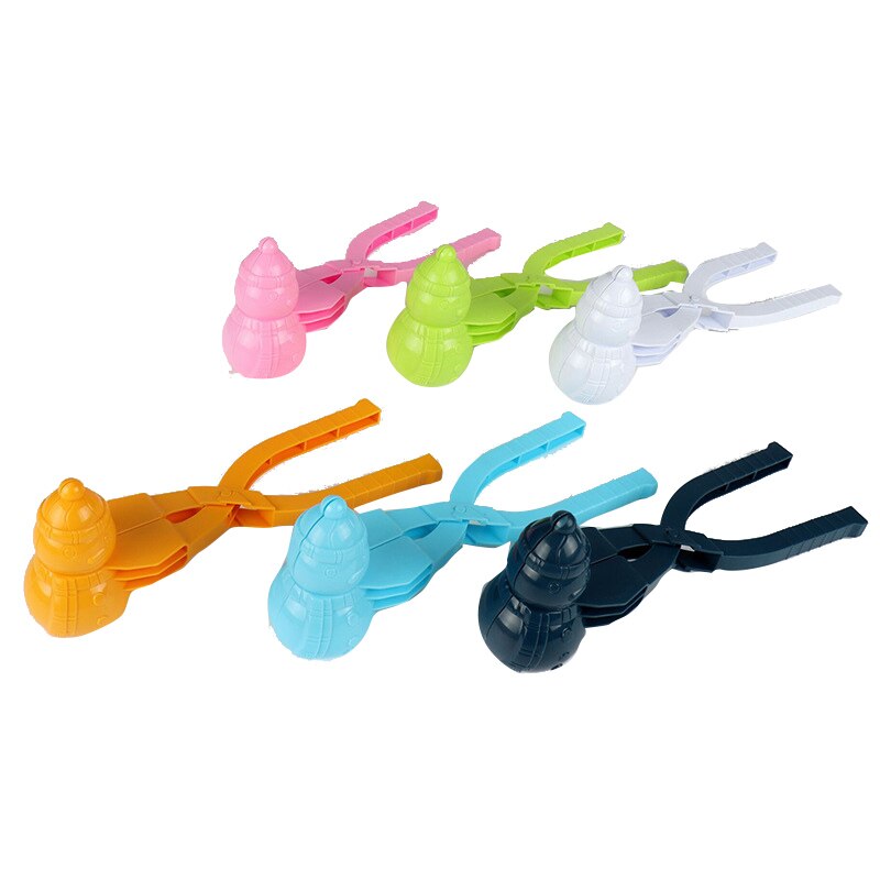 1pc Snowball Maker Tools Duck Shaped Snowman Shaped Heart Shaped Snow Maker Clip For Children Outdoor Winter Snow Mold Tools: Random A