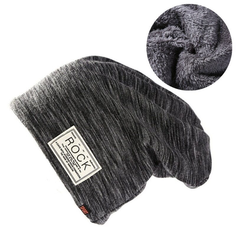 Mutsen Voor Vrouwen Mannen Effen Wollen Verdikte Knit Cap Warme Muts Man Beanie Winter Hoeden Motorkap Hoed Zachte Skullie hoed
