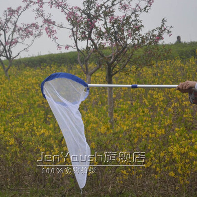 Insect Catching Butterfly Net Aluminum Alloy Retractable Handle Specimen Making