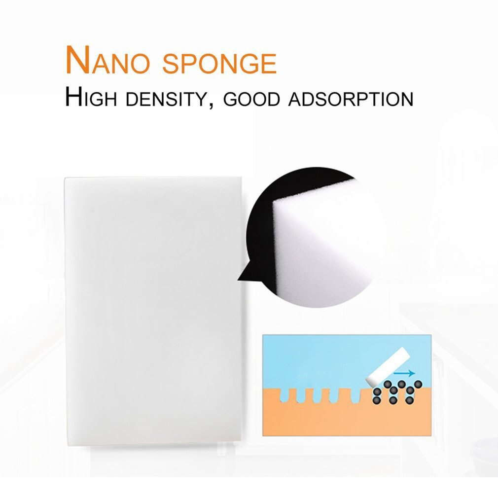 5-20pcs White Magic Sponge Eraser Multifunction Cleaner Kitchen Dish Sponge Dirty Cleaning Tool For Office Wall Car 10x6x2cm