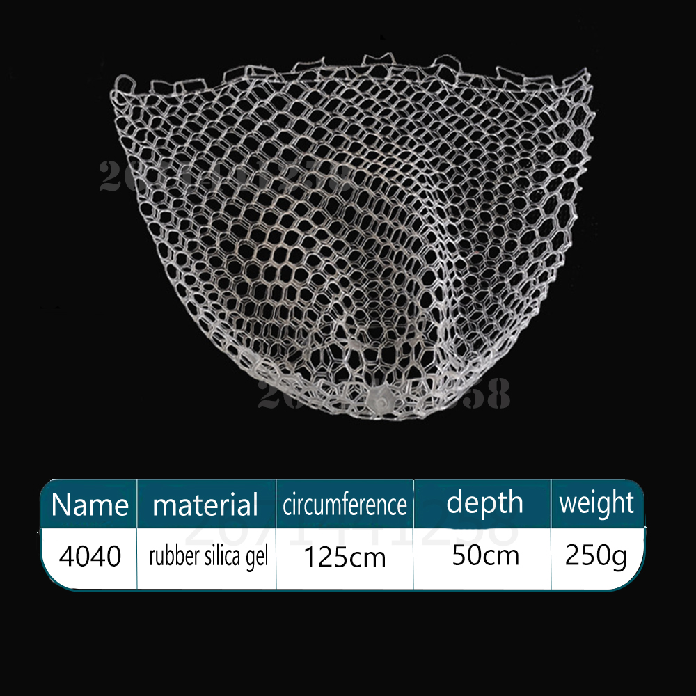 30/50/60/70cm Depth Mesh Landing Net Silicone – Grandado