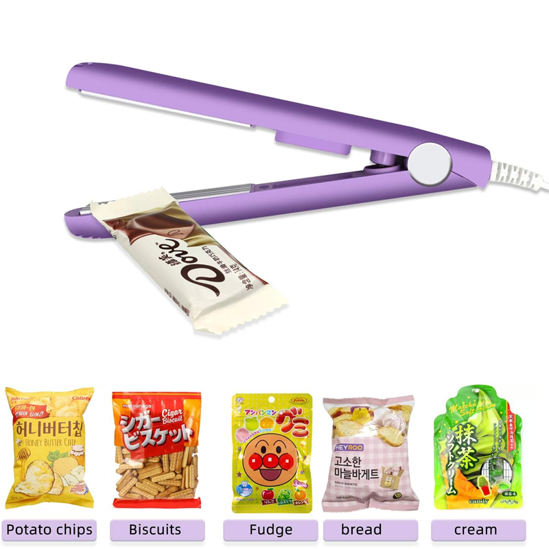 Mini Plastiktüte Versiegelung Maschine Lagerung Tasche Clip Vakuum Versiegelung Lagerung Maschine Versiegelung Verpackung Versiegelung Lebensmittel Snack Küche Spielereien